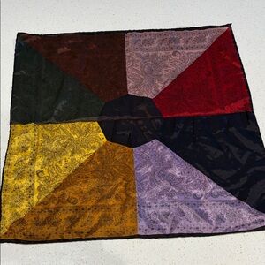 Eight panel paisley print by scarf